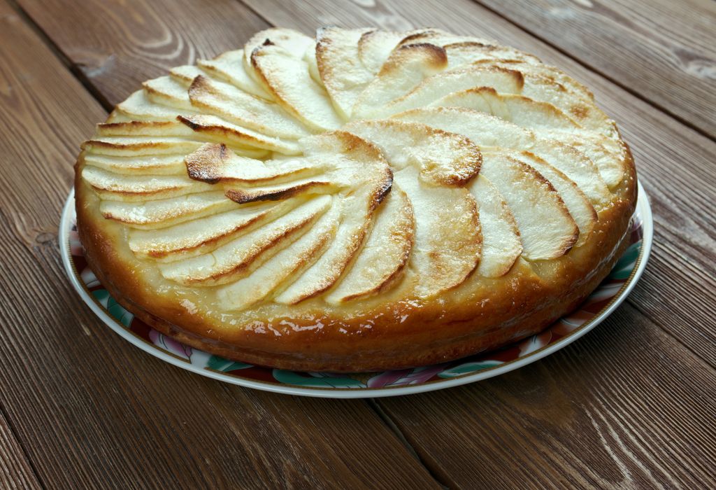 Tarta normanda de manzana