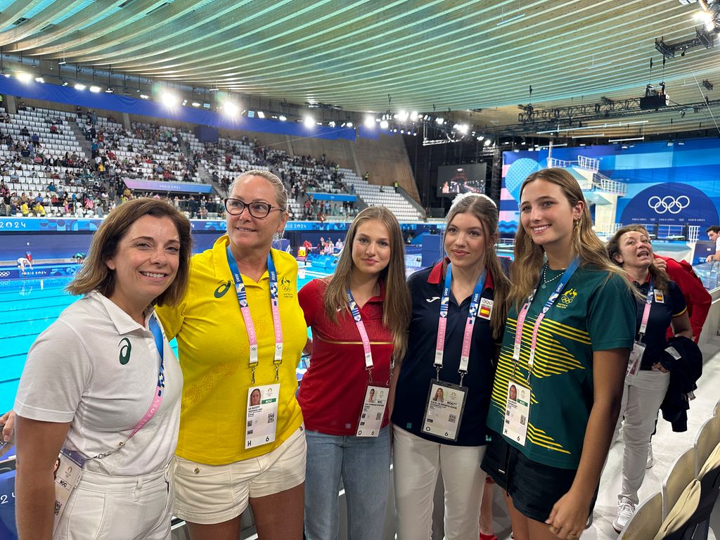 Princesa Leonor e Infanta Sofía en los Juegos Olímpicos de París de 2024