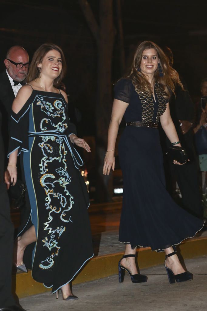 Beatriz y Eugenia de York en la boda de Sassa de Osma en Lima.