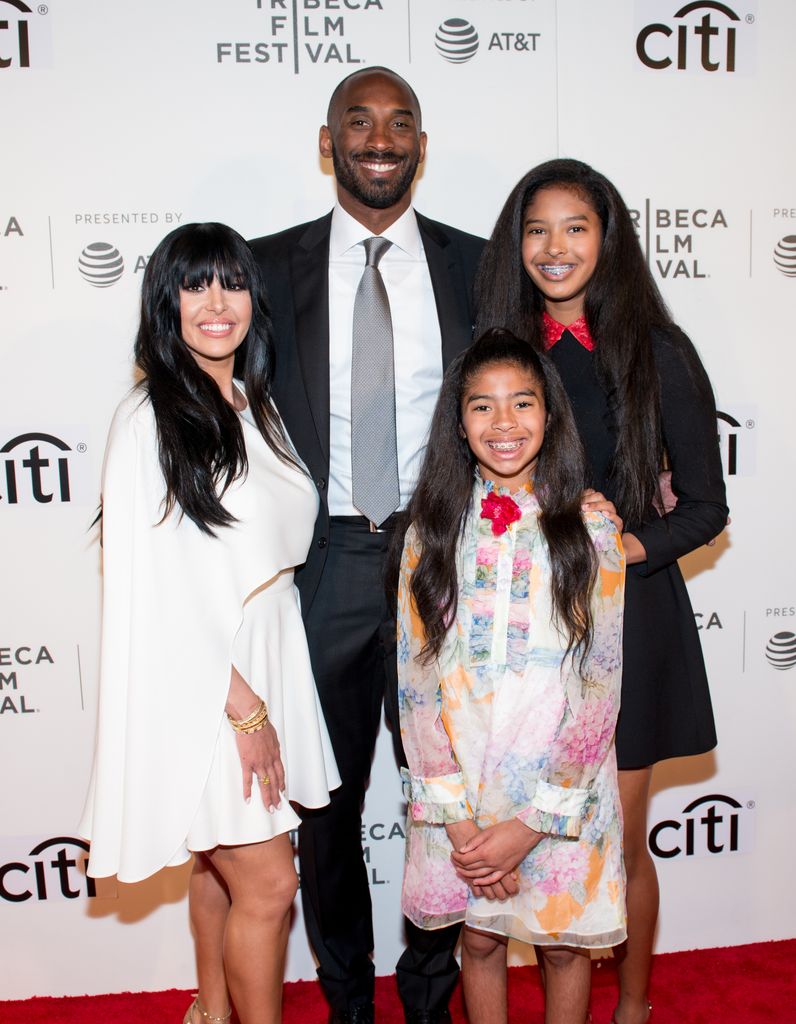 Kobe Bryant, Vanessa Bryant, Gianna Bryant y Natalia Bryant