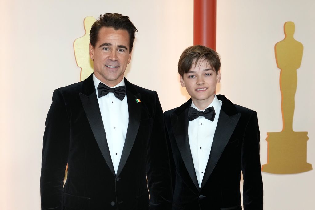 Colin junto a su hijo pequeño en 2023