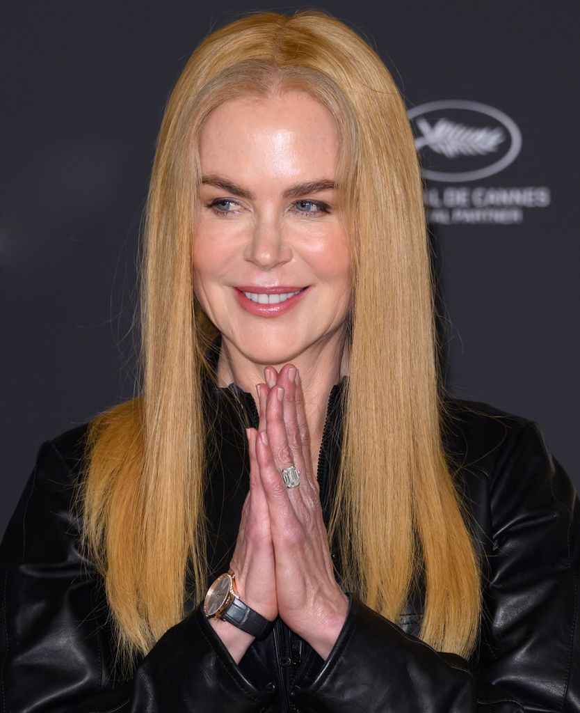 Nicole Kidman during her Kering Women in Motion Talk at the 78th annual Cannes Film Festival at Majestic Hotel on May 18, 2025 in Cannes, France