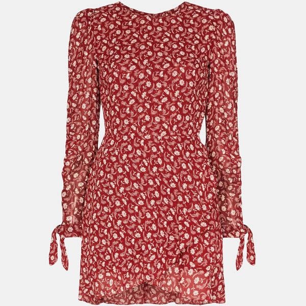 vestido corto reformation