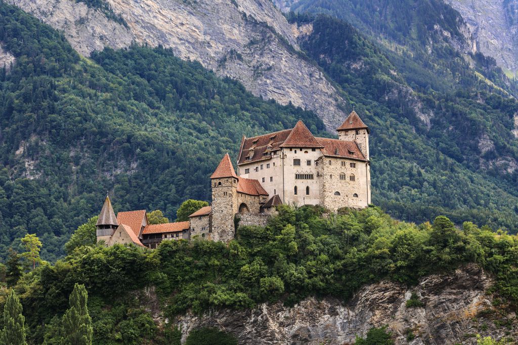 Castillo medieval de Vaduz, en Liechtenstein