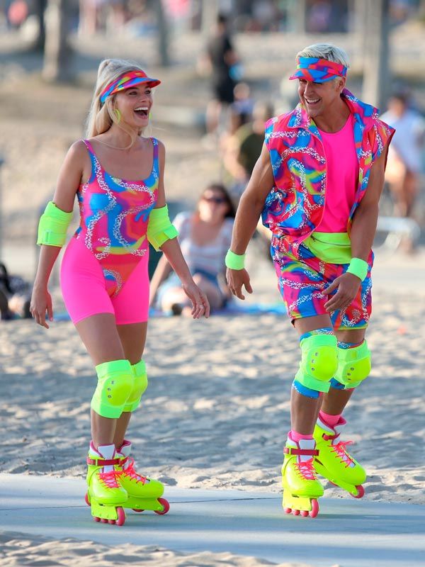 Margot Robbie y Ryan Gosling como Ken y Barbie