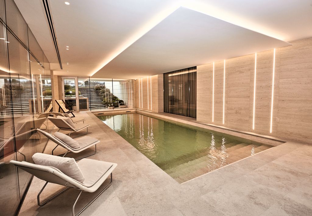 El impresionante zona spa de Alice Campello y Álvaro Morata en su casa de Madrid