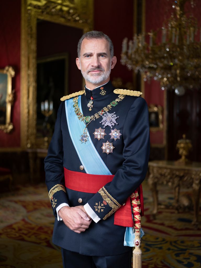 El rey Felipe vestido de gala