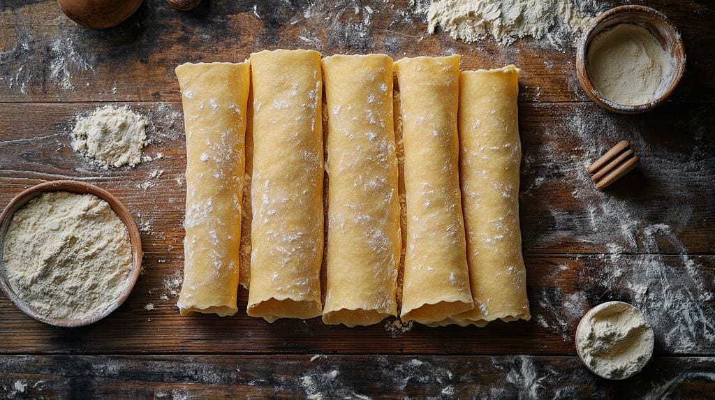 La pasta de canelones puede ser tanto fresca como seca.