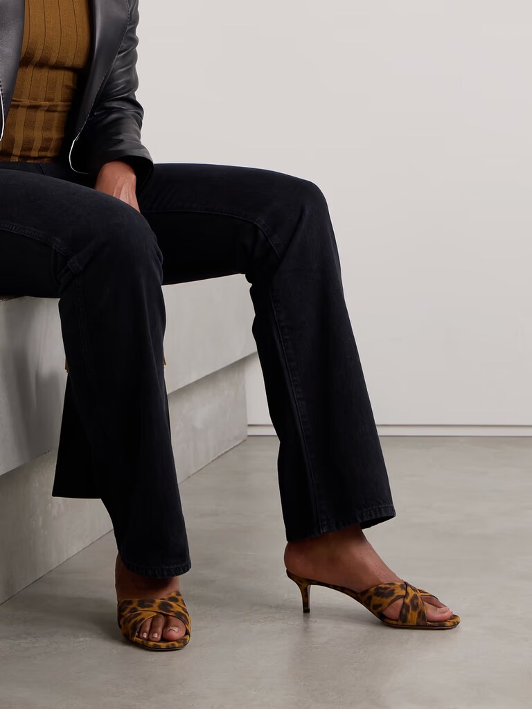 Sandalias animal print de Aquazzura
