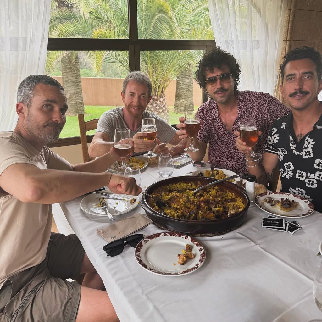 Pablo Motos comienzo durante sus vacaciones con Damián Mollá, Juan Ibáñez y Jorge Marron