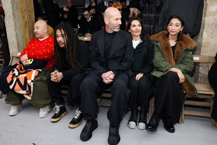 La pareja estuvo en el desfile de Yohji Yamamoto