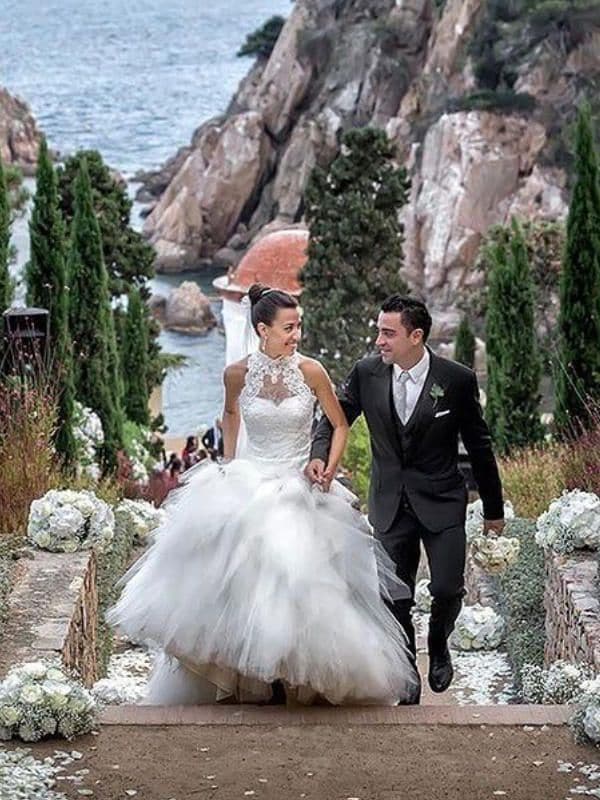Xavi Hernández en el día de su boda