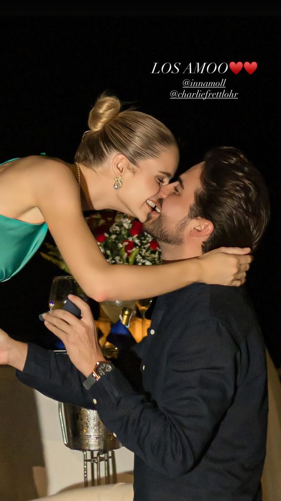 Fátima Bosch, ganadora de Miss Universe, felicitó a su amiga Inna Moll por su compromiso.