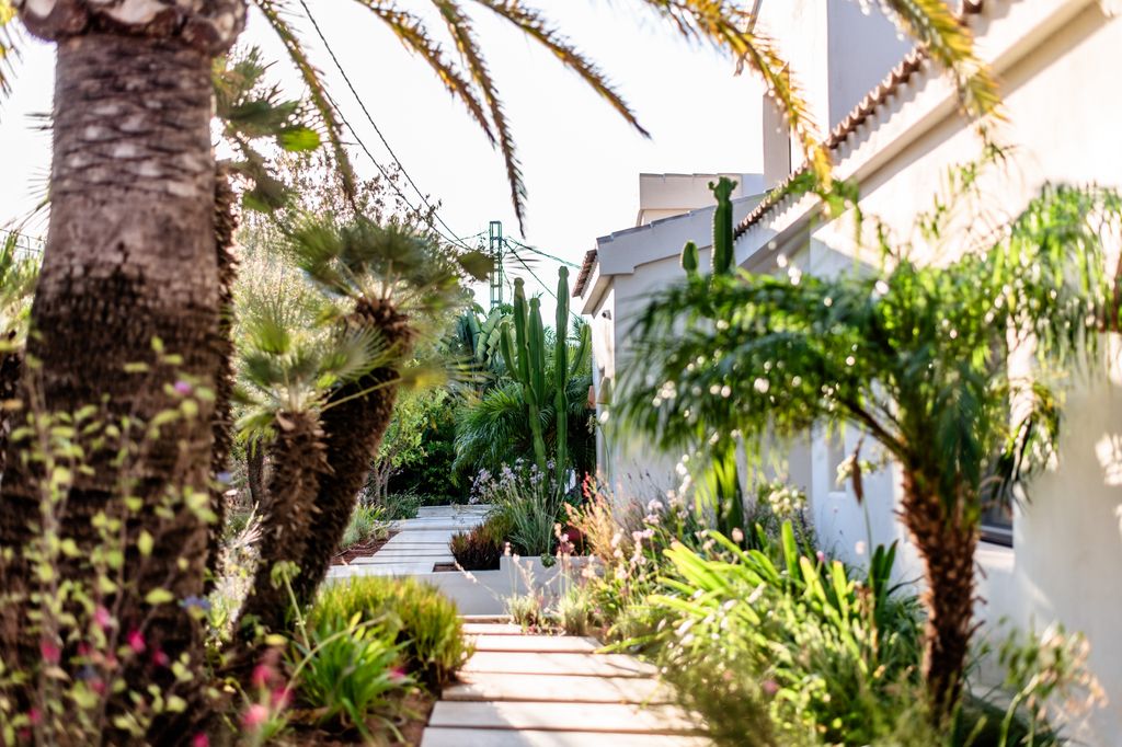 Sendero a base de zahorra natural estabilizada 