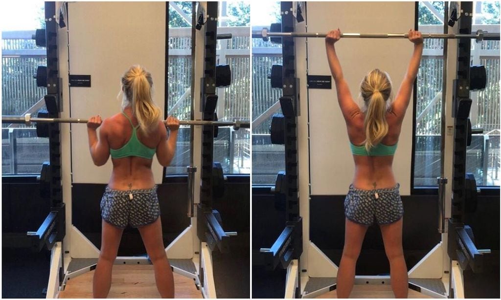 Britney Spears realiza press militar