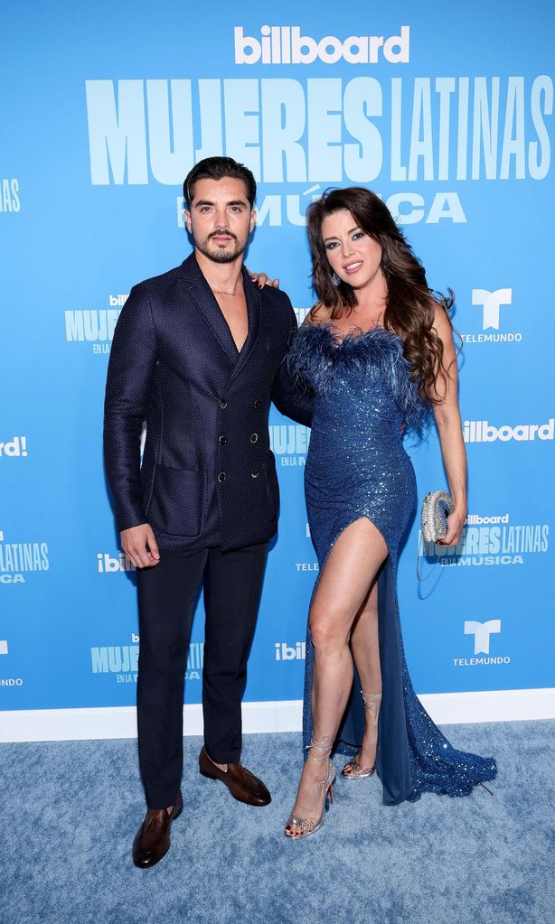 Christian Estrada y Alicia Machado