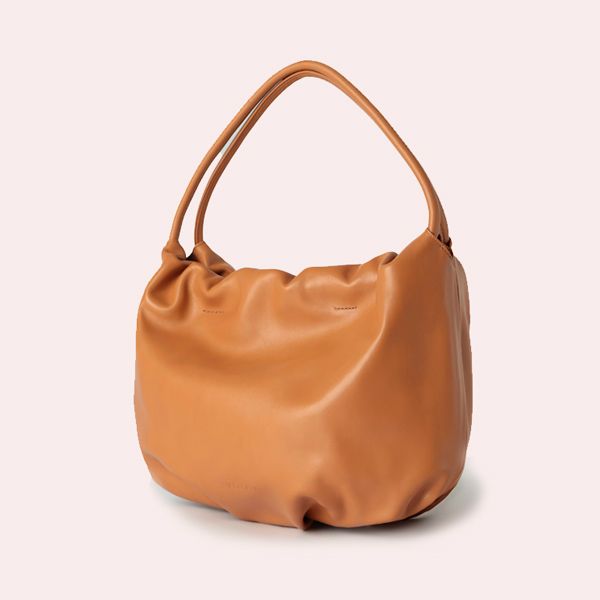 Tarsila Bolso fruncido grande camel