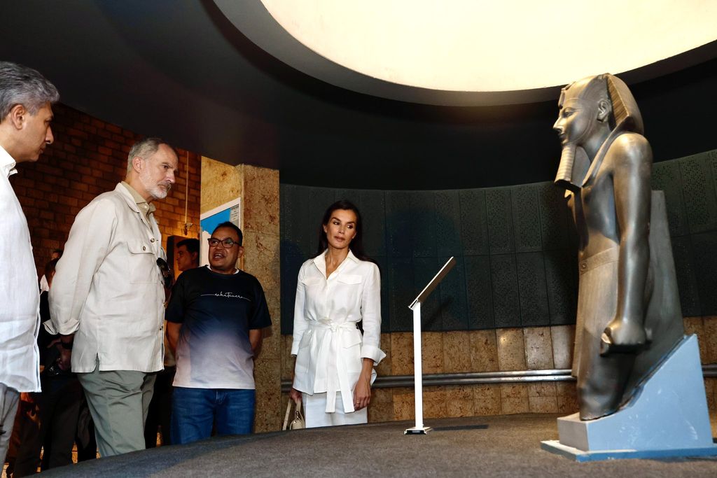 Los reyes Felipe y Letizia en Luxor 