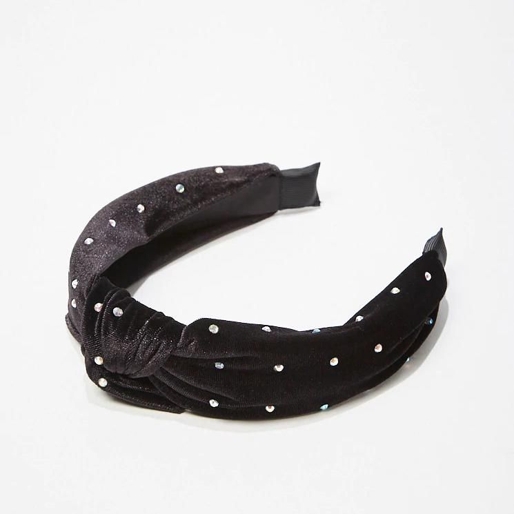 velvet rhinestone headband de forever 21