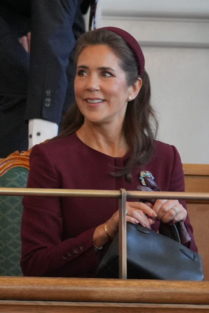 Mary de Dinamarca en la apertura del Parlamento danés, 2026.