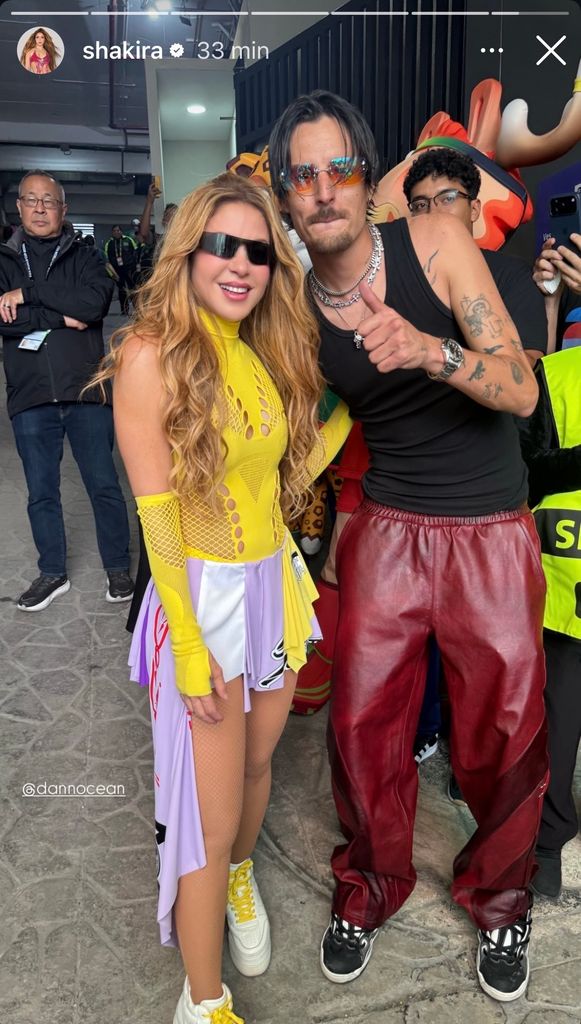 Shakira con Danny Ocean