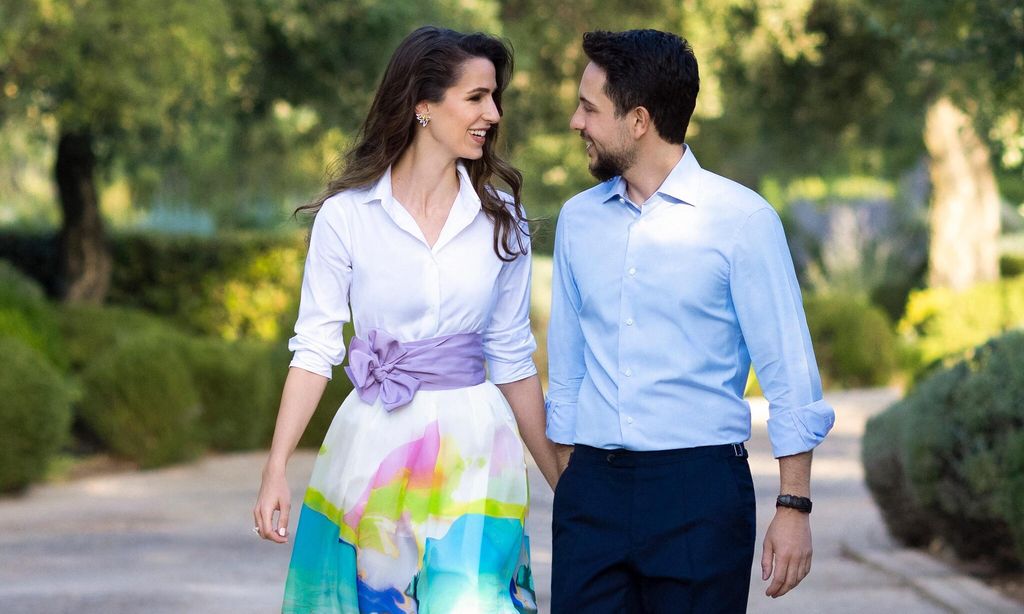 hussein de jordania y rajwa al saif
