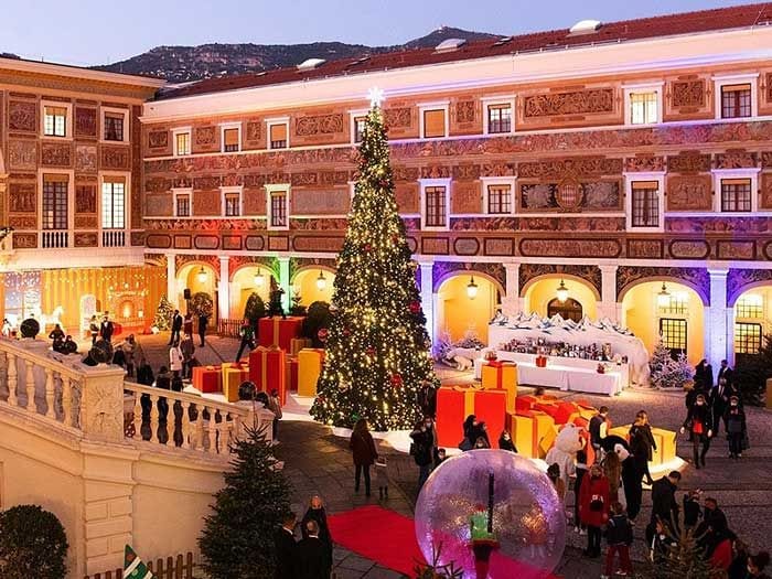 Mónaco decorado de Navidad 