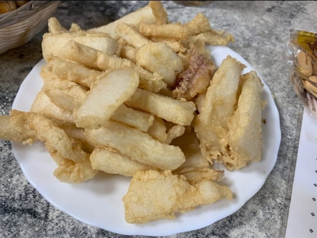 Choco frito en Bar Paco Moreno, Huelva