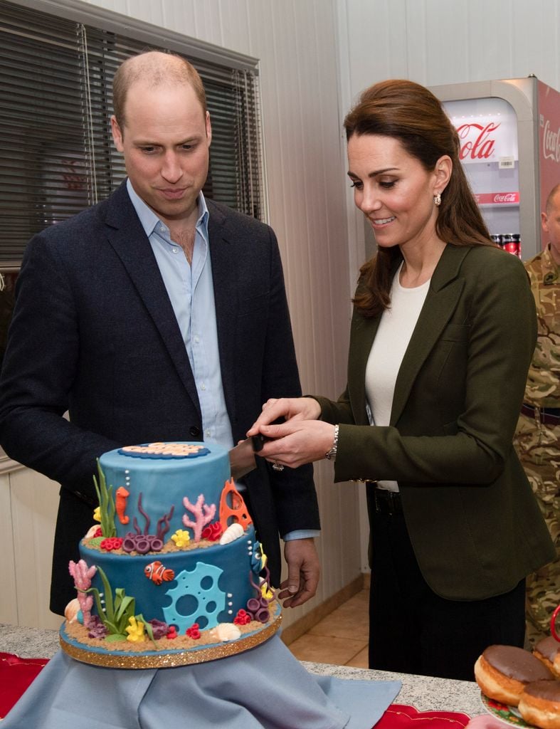 El príncipe Guillermo y Kate Middleton en 2018
