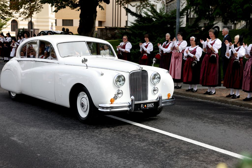 Coche de boda de la princesa María Carolina de Liechtenstein 