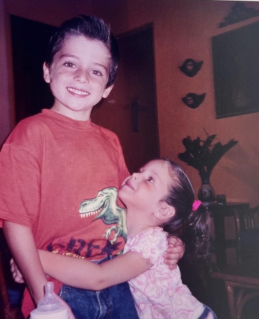 Fátima Bosch compartió tiernos recuerdos junto a su hermano Bernardo.