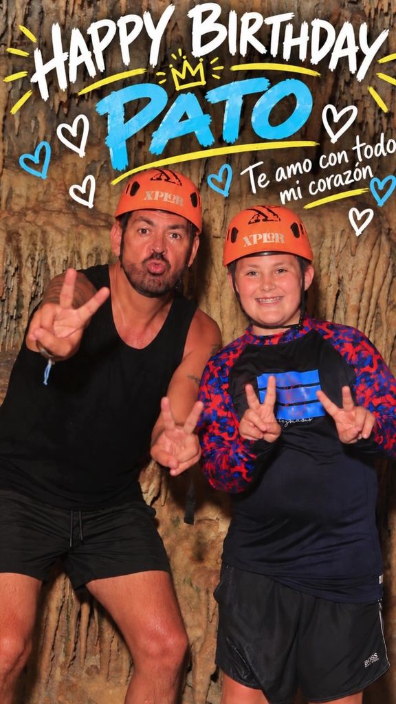 Jorge felciitó a su hijo Patricio por su cumpleaños 12 este 24 de septiembre.