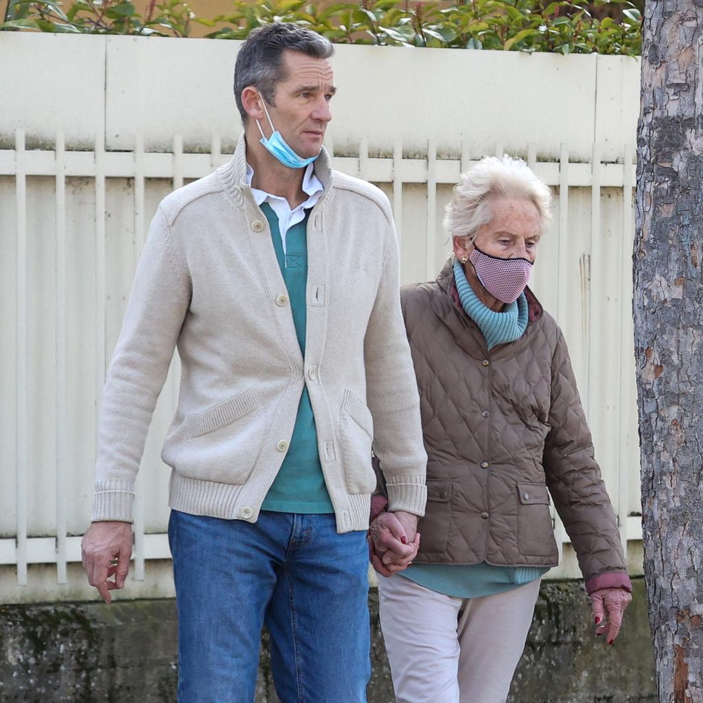 Iñaki Urdangarin y su madre HOLA PLUS