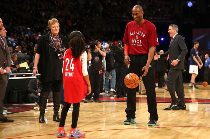 Kobe Bryant con su hija Gigi