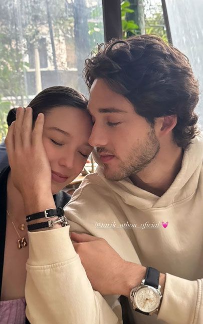 El invitado especial de este domingo familiar fue Tarik Othon, novio de Mía.