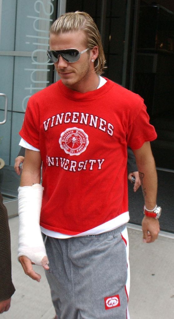 David Beckham en 2003