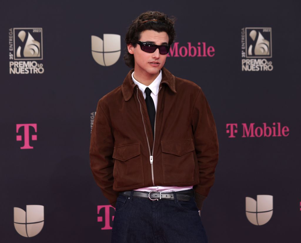 MIAMI, FLORIDA - FEBRUARY 23: Humbe attends the 35th Premio Lo Nuestro at Miami-Dade Arena on February 23, 2023 in Miami, Florida. (Photo by Mireya Acierto/Getty Images)