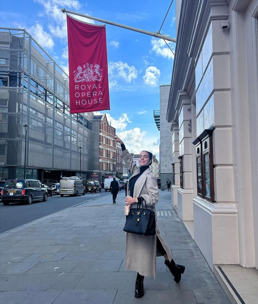 Georgina en la Royal Opera House de Londres