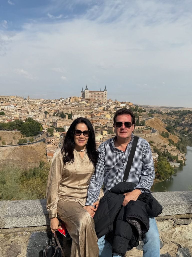 América Guinart y su esposo, Álvaro Favier por España