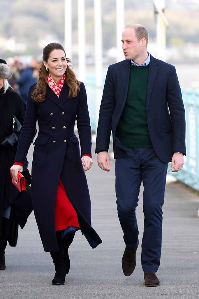 Kate Middleton y el príncipe Guillermo