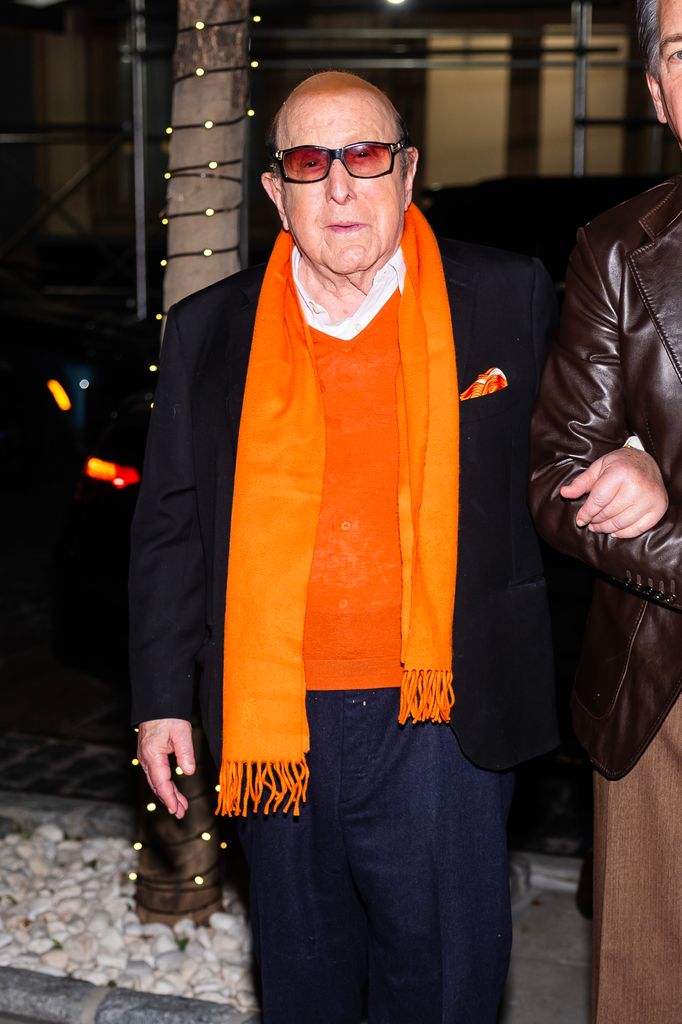 Clive Davis durante un paseo por el SoHo, el año pasado