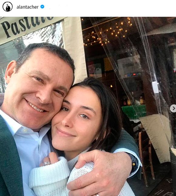 Alan Tacher y su hija mayor 