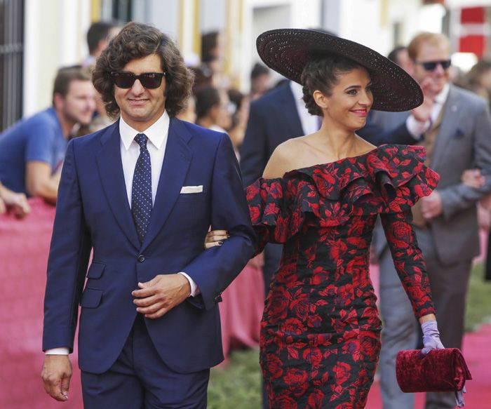 Morante de la Puebla con su mujer