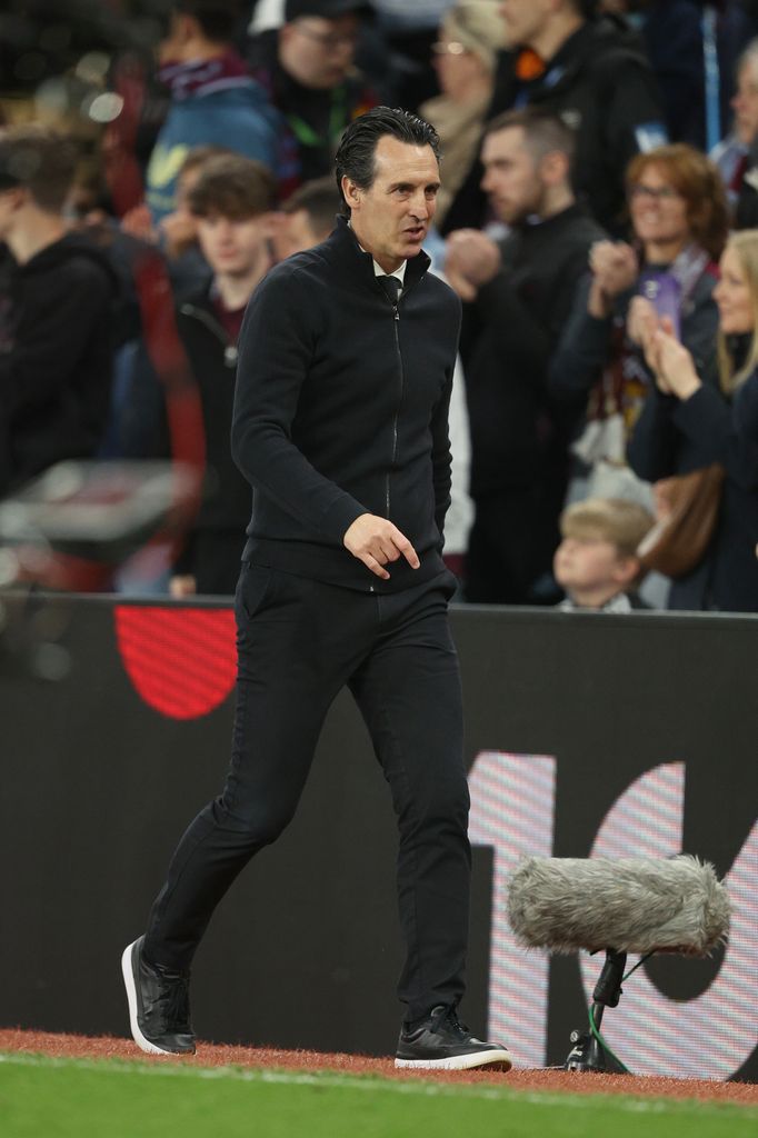 Unai Emery, entrenador del Aston Villa, llegando al estadio Villa Park, en Birmingham (Inglaterra) para el partido de Europa League frente al Nottingham Forest FC el 7 de mayo de 2026