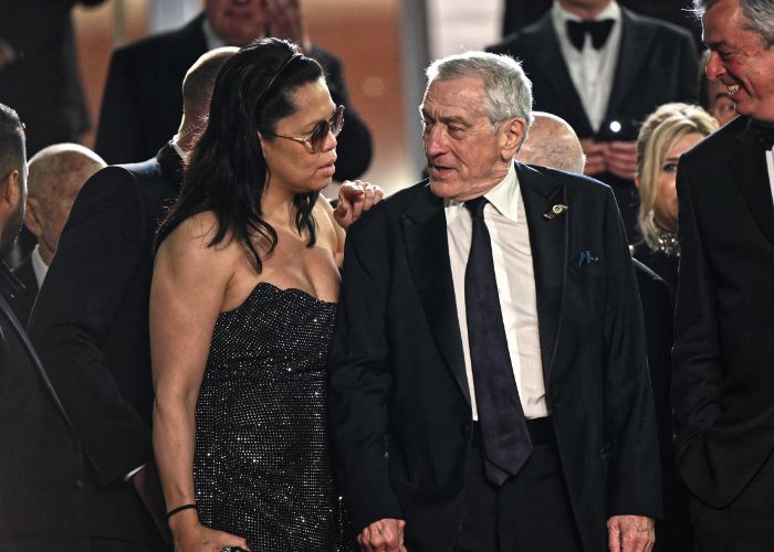 Robert De Niro y Tiffany Chen en Cannes