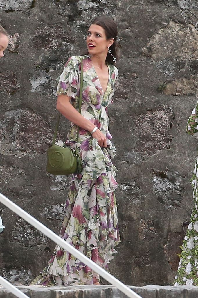 Carlota Casiraghi en la boda de Pierre Casiraghi y Beatrice Borromeo 