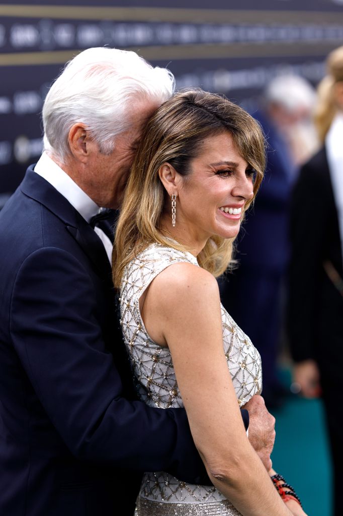 Richard y Alejandra Gere en el Festival de Cine de Zúrich el 8 de octubre de 2024