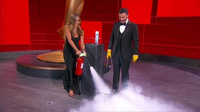 Jennifer Aniston en la gala de los Emmy 2020