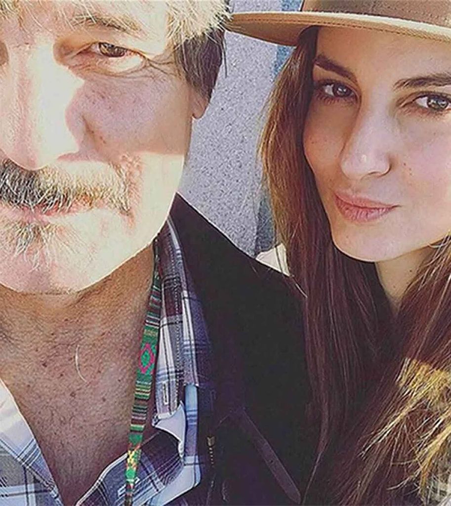 Ángel Artiles, con su hija Ariadne