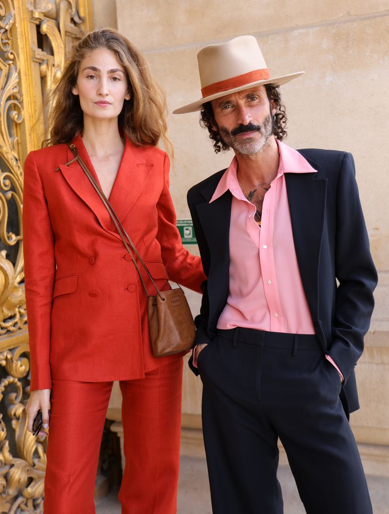 Almudena Cañedo y Leiva en el desfile de moda de Gabriela Hearst como parte de la Semana de la Moda de París Otoño 2026